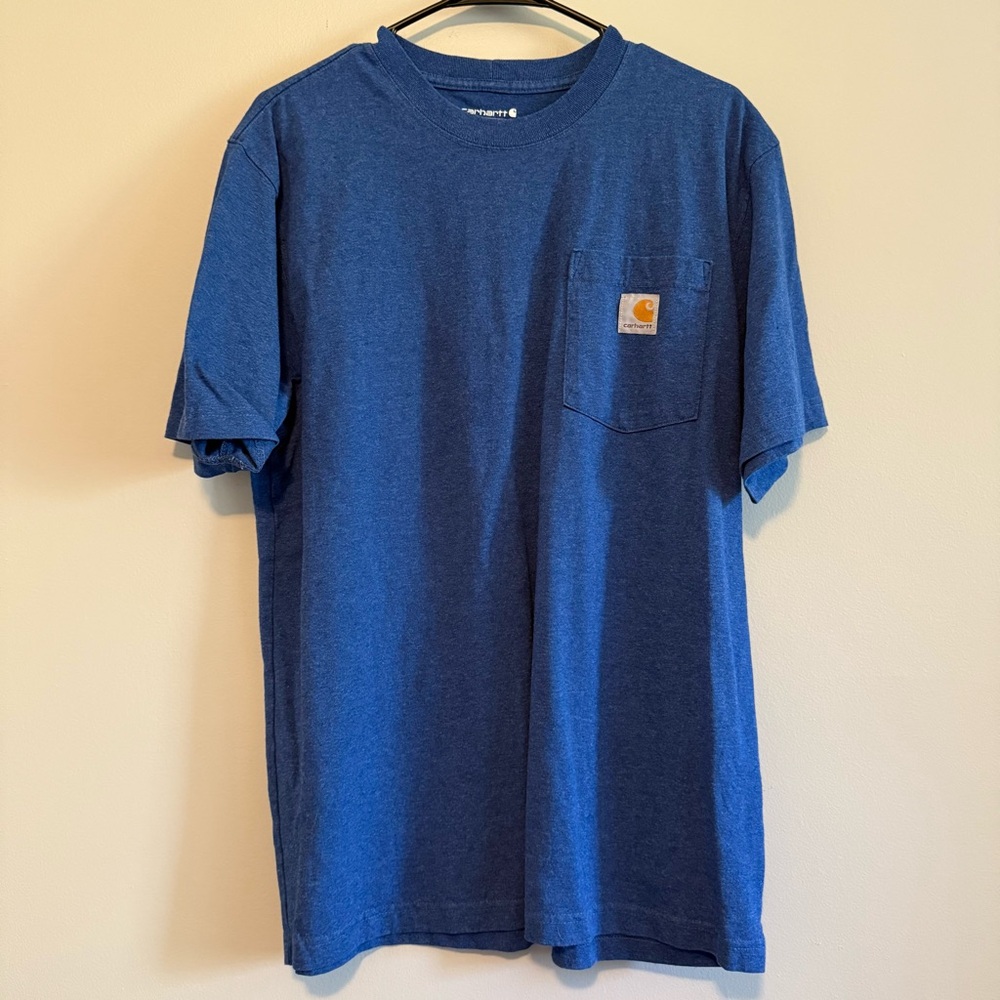 Carhartt Men's Blue Pocket T-Shirt
